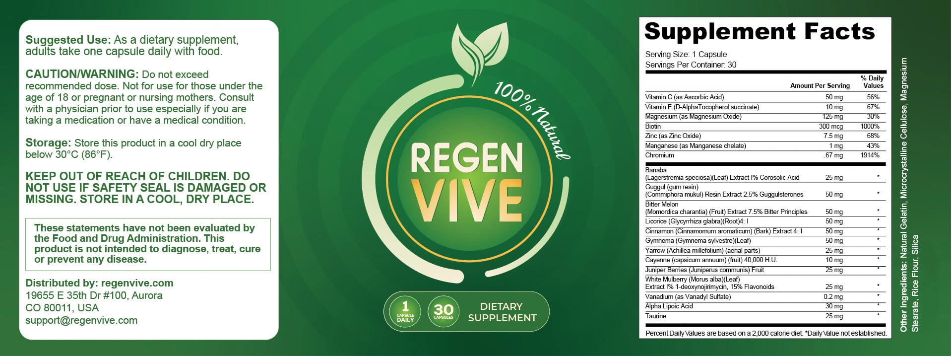RegenVive Dietary Supplement